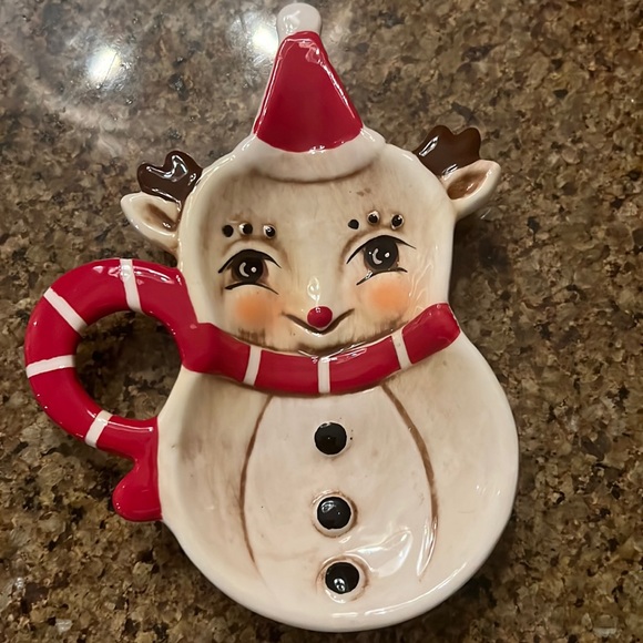 - Johanna Parker Christmas Reindeer Spoon Rest - Picture 1 of 3